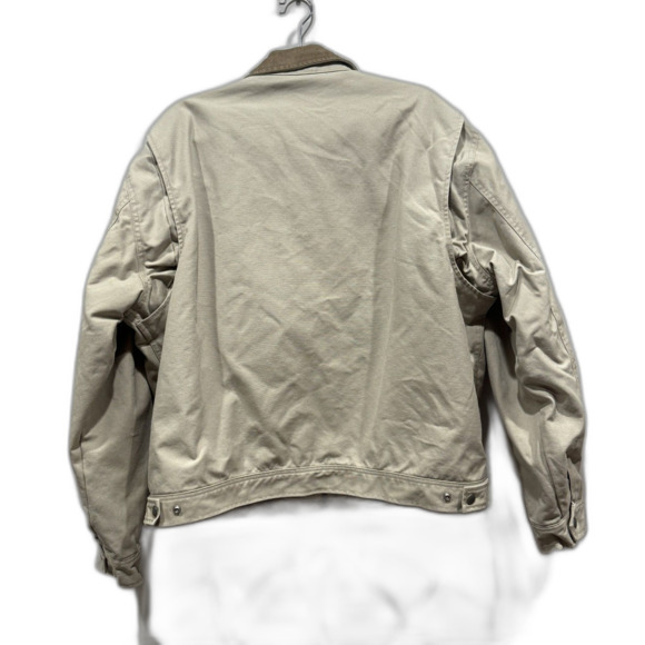 Wallace & Barnes Work Jacket Canvas Chore Barn Coat Insulated Tan Zip Up Men XXL - Picture 12 of 12